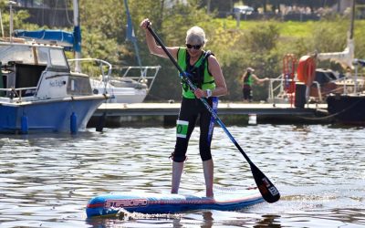 Another milestone on my SUP journey as a new board takes centre stage